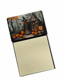 NEW Slavic Witch Spooky Halloween Sticky Note Holder Refillable Dispenser Self-Sticky Note Pads, Memo Pads Blank Desk Accessories