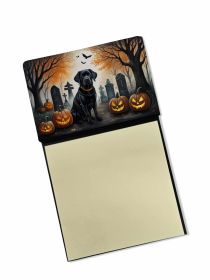 NEW Black Labrador Retriever Spooky Halloween Sticky Note Holder Refillable Dispenser Self-Sticky Note Pads, Memo Pads Blank Desk Accessories