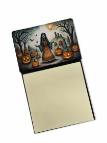 NEW La Llorona Skeleton Spooky Halloween Sticky Note Holder Refillable Dispenser Self-Sticky Note Pads, Memo Pads Blank Desk Accessories