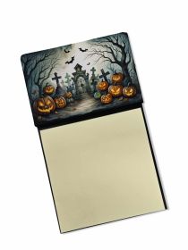 NEW Graveyard Spooky Halloween Sticky Note Holder Refillable Dispenser Self-Sticky Note Pads, Memo Pads Blank Desk Accessories