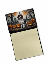 NEW Welsh Springer Spaniel Spooky Halloween Sticky Note Holder Refillable Dispenser Self-Sticky Note Pads, Memo Pads Blank Desk Accessories