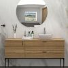 16x12 Inch White Ceramic Rectangular Vessel Bathroom Sink