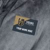 Official NHL Golden Knights S/M Personalized Robe (Charcoal)
