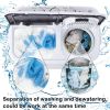 ZOKOP XPB35-ZK35 14.3(7.7 6.6)lbs Semi-automatic Gray Cover Washing Machine