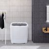 ZOKOP XPB35-ZK35 14.3(7.7 6.6)lbs Semi-automatic Gray Cover Washing Machine