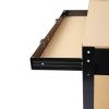63" Tools Cabinet Working Tables Workbench Tool Storage Workshop Table with Drawers and Pegboard