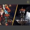 Coal Burner for Hookah Cubes 500W with Grid Black Heat Hookah Charcoal Burner Electric for Shisha with Grill & Free Hookah Tongs Hookah Starter Strong