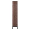 75.9"Modern Open Bookshelf with Doors, Bookcase with Storage drawer and LED Strip Lights,Free Standing Display Rack,Wooden Tall Bookshelf for Living R